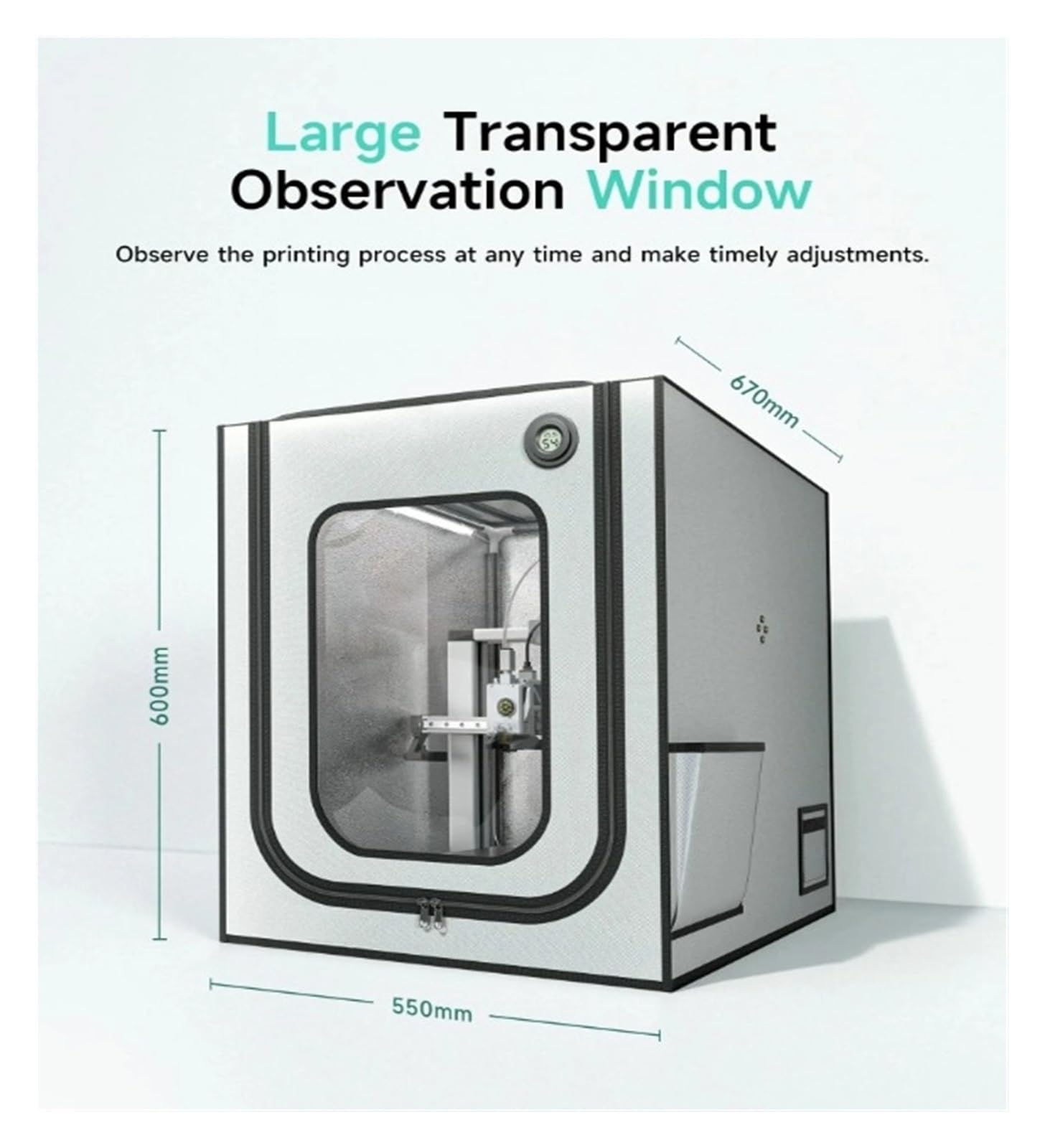 Amazon.co.jp: Bambu Lab A1/A1 Mini対応3Dプリンターエンクロージャー